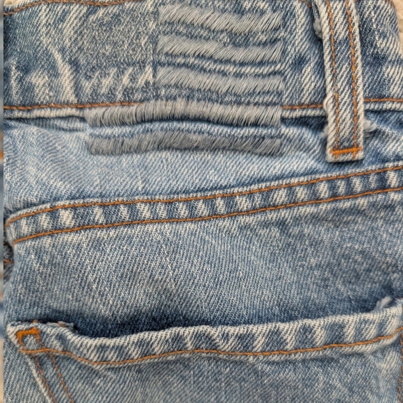 Revice Denim Patchwork High Waist Straight Leg Jeans Size 24 | Y2K Vintage Style - Picture 13 of 15